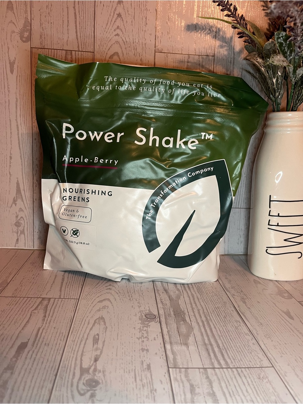 Purium brand NWT Power Shake Apple-Berry Nourishing Greens